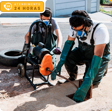 Fux Desentupidora, Realizando Desentupimento